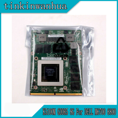 N15E-Q5-A2 Graphics Card Quadro K5100M GDDR5 8G For DELL M6800