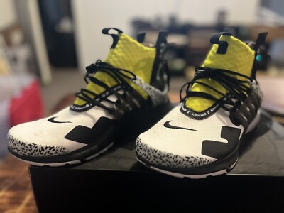 Size 10 - Nike Air Presto Mid x Acronym Dynamic Yellow 2018  display picture 2
