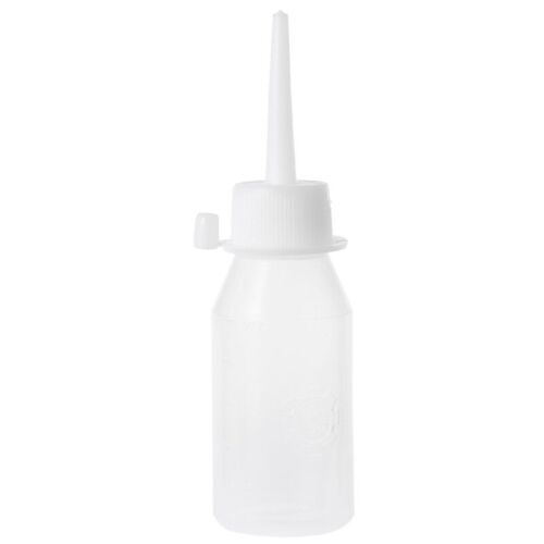 50ml Industrial Glue Gel Oil Applicator Squeeze Bottle Clear White Jet Dispenser - Photo 1/11