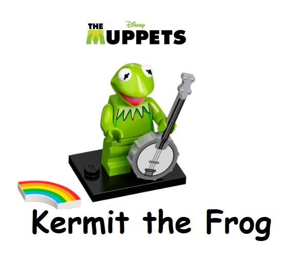 LEGO Muppets Series 71033 Collectible Minifigure Kermit the Frog