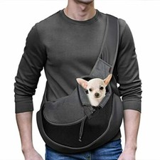 YUDODO Pet Dog, Cat Sling Carrier Breathable Mesh Travel Safe Sling Bag Carrier
