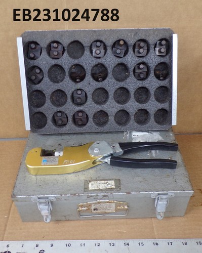 Buchanan Electric Crimping Tool Kit & Dies PN: DMC169A/M83521/7-01 (EB231024788)