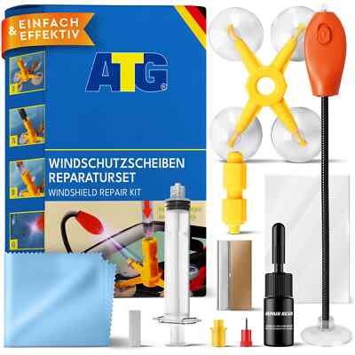 Steinschlag Reparatur Auto Windschutzscheibe Glas Flüssigkeit Komplett Riss UV