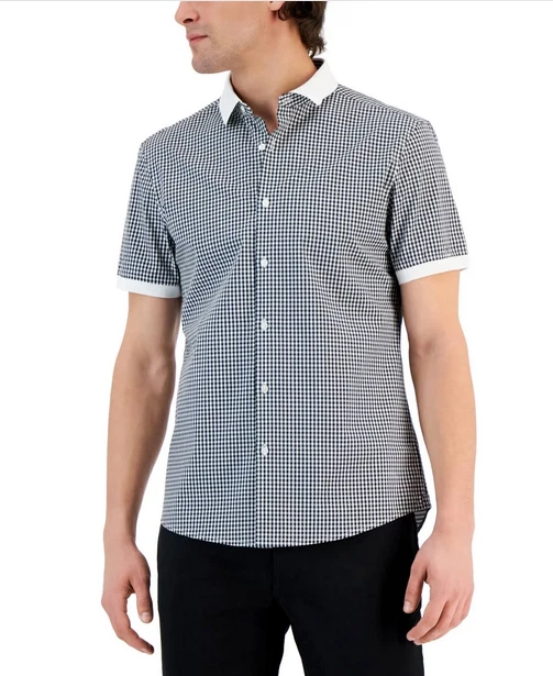 Michael kors on sale gingham shirt