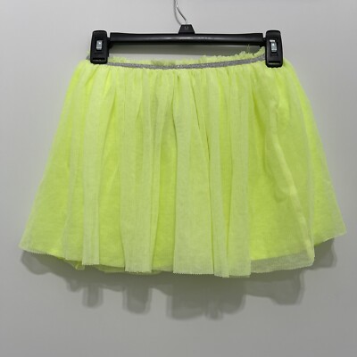 ZARA Girls Casual Collection Mesh Pleated Skirt Green Size 9/10