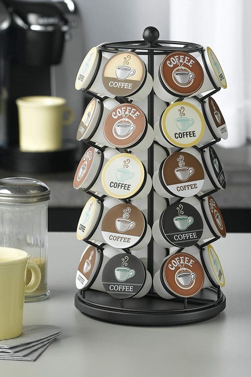 K Express Amazon Prime Keurig Coffee Maker Nifty 35 Coffee Pod Carousel  Black