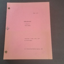 Speed-the-Plow Script David Mamet Madonna Gregory Mosher Ron Silver Joe Mantegna