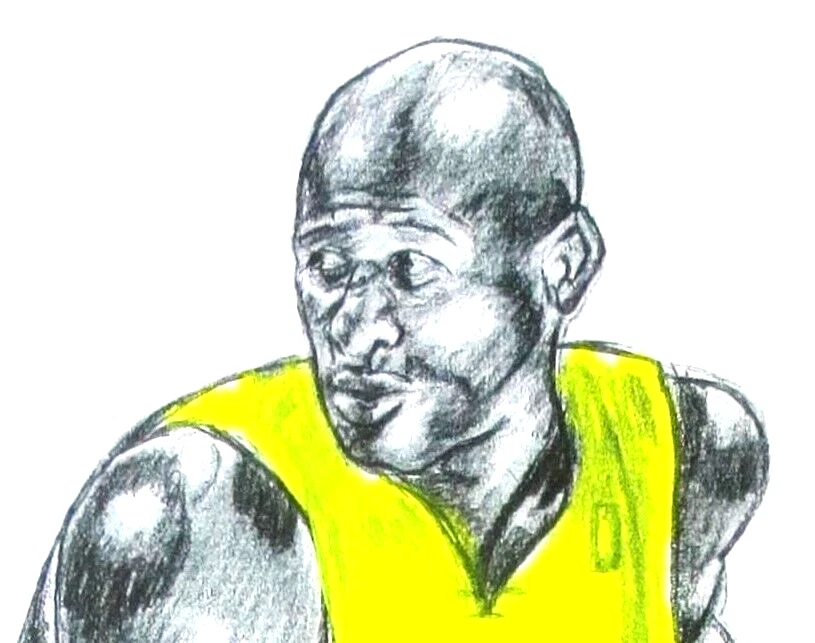 PINTURA! LAKERS #7 LAMAR ODOM con AUTÓGRAFO Y RECUERDOS FIRMADOS POR ARTISTAS BALONCESTO Foto 3 de 4