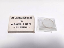   UNUSED  Mamiya Diopter Eye Correction Lens -0.5 for Mamiya C 19  From Japan 464