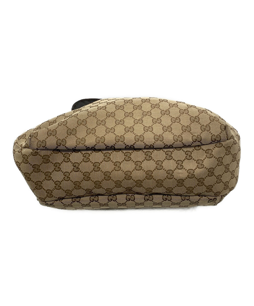 Gucci Canvas Semi-shoulder bag Beige GG canvas 211933 from Gucci Canvas Semi-shoulder bag Beige GG canvas 211933 from