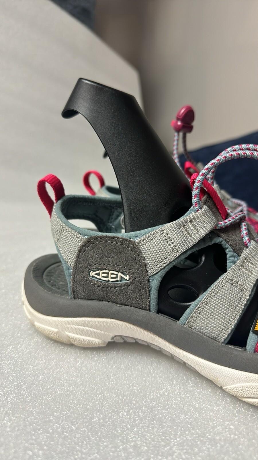 Keen Sandali Donna Whisper Impermeabili Escursionismo Trail Outdoor Grigio Taglia 7 5 Rosa