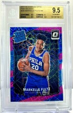 2017-18 Panini Optic Rated Rookie Pink Velocity #'d /79 Markelle Fultz BGS 9.5