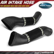 2Pcs Driver & Passenger Engine Air Intake Hose for Mercedes E320 2003 2004 2005