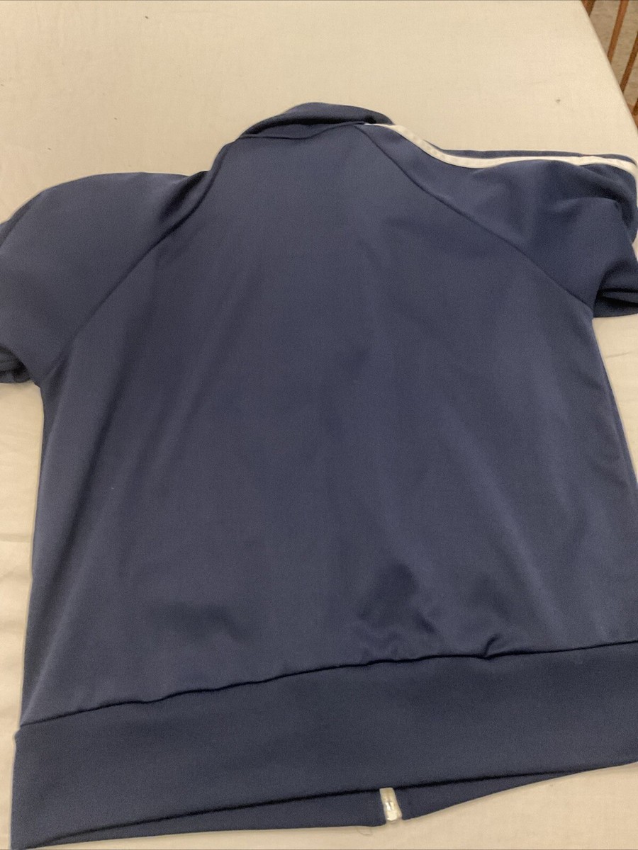 VTG 80s TENeX Track Tennis Jacket Blue Red White Striped