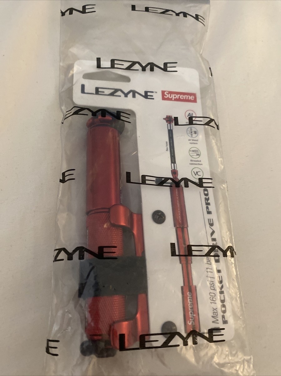 Supreme Lezyne Pocket Drive Pro Bike Pump - Red (SS21) | eBay Supreme Lezyne Pocket Drive Pro Bike Pump - Red (SS21) | eBay