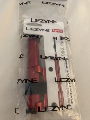 Supreme Lezyne Pocket Drive Pro Bike Pump - Red  (SS21) 