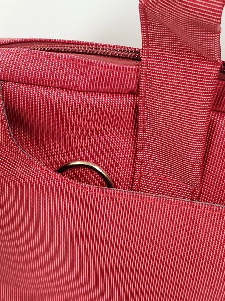 Navitech Royal Red Briefcase Bag for Laptop up to 16" Shoulder Strap NEW - Image 3 of 4