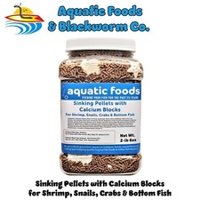Calcium Blocks  Sinking Pellets for all Shrimp, Snails, Crabs All Fish Zeigler