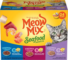 Seafood Selects Wet Cat Food Variety Pack, 2.75 Ounce Cups (Pack of 24) 13.40 per gallon