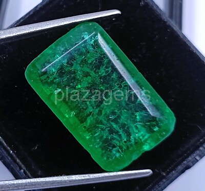 ZAMBIA GREEN EMERALD 24.20 CT EGL CERTIFIED NATURAL EMERALD CUT LOOSE GEMS 4HKW