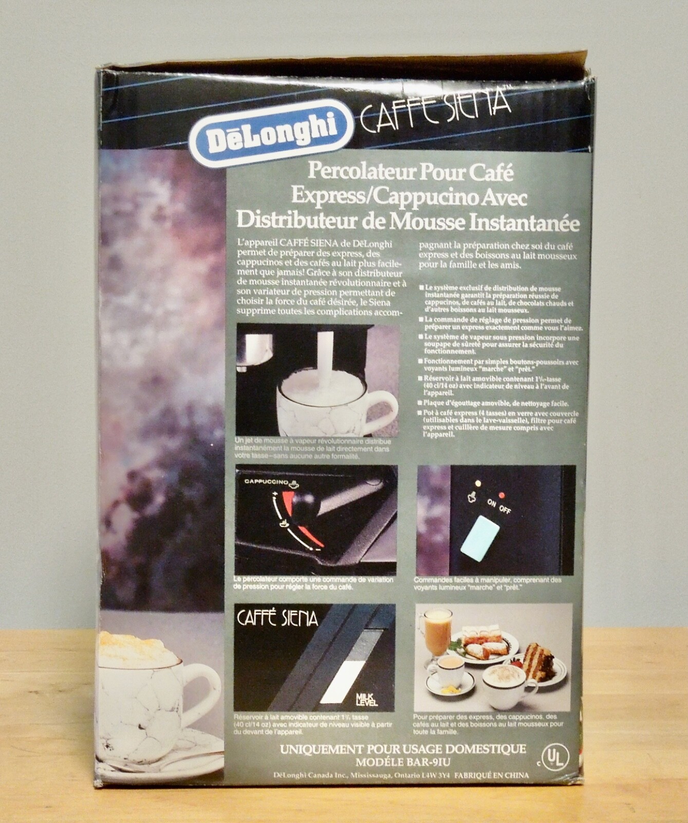 Brand New 1990s DeLonghi CAFFE SIENA Espresso/Cappuccino Maker  Model BAR-9IU