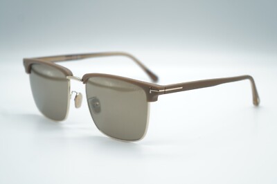 NEW TOM FORD TF 997-H 52L MATTE TAN GOLD AUTHENTIC SUNGLASSES