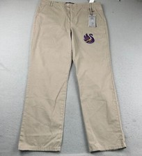 Gloria Vanderbilt Pants Womens 18 Beige Amanda Straight Leg NWT