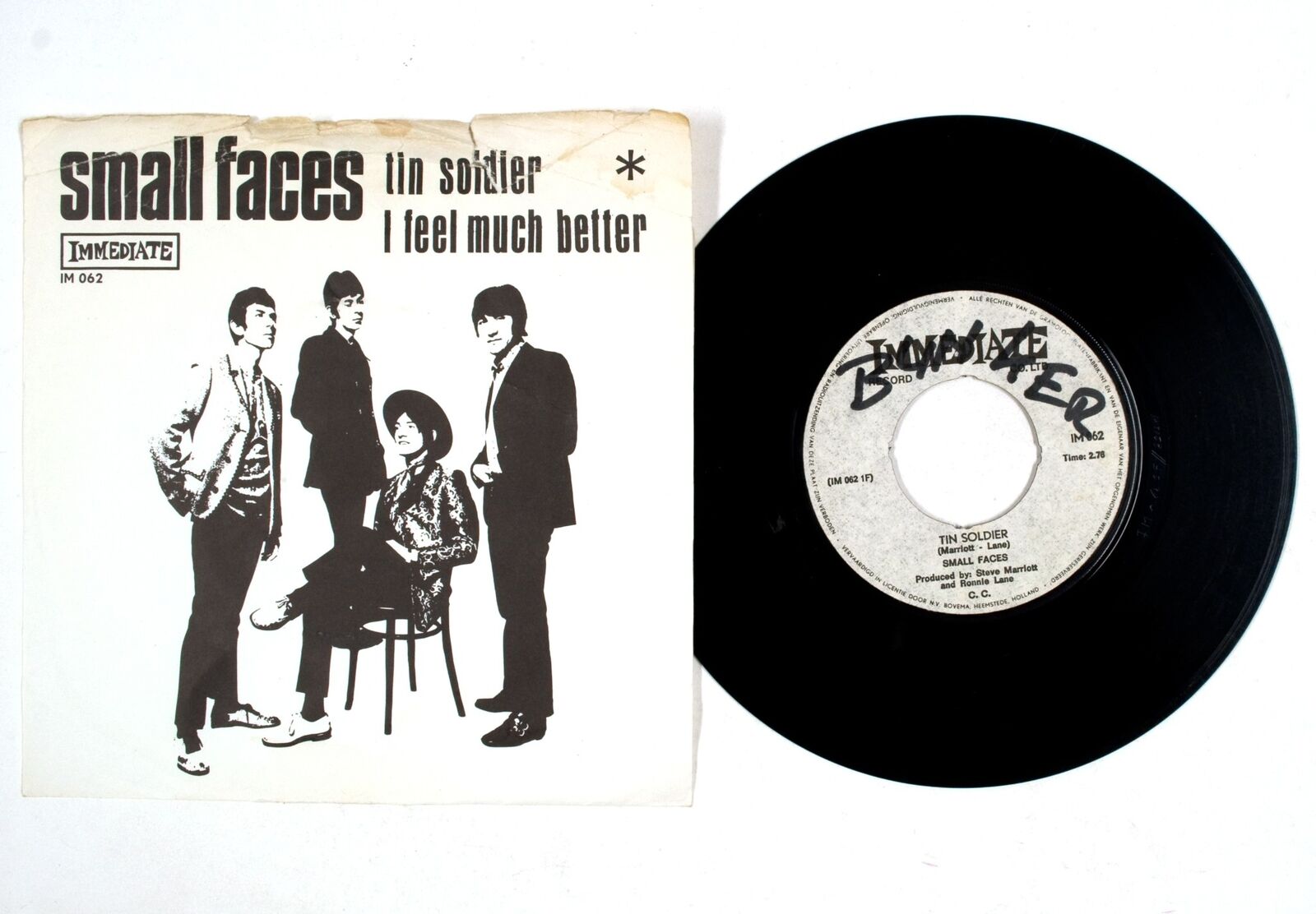 Small Faces – Tin Soldier / I Feel Much Better 7" Vinyl VG+/G AR993