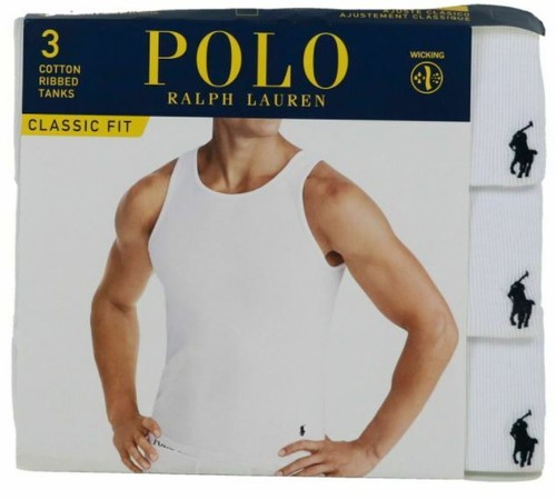 COTTON WHITE TANKS T-SHIRTS UNDERSHIRTS 