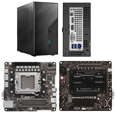 10-Watt-Mini-PC c`t 17/24 ASRock X600, Ryzen 5 8600G, 1TB SSM, 16GB, Radeon 760M