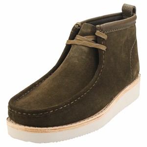 wallabee olive suede