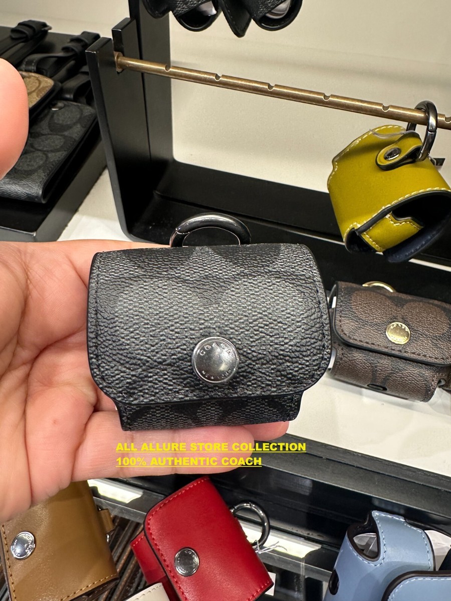 Coach Large Wireless Earbud Case In Signature Canvas | eBay