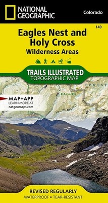 Eagles Nest and Holy Cross Wilderness ..., Nat Geo Maps