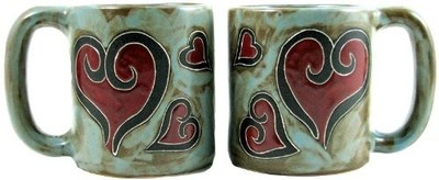 Set Of Two (2) MARA STONEWARE COLLECTION - 16 Oz. Coffee Cup Collectible Dinner