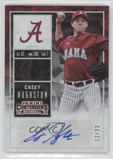 2015 Panini Contenders College Ticket Cracked Ice 12/23 Casey Hughston Auto fm0