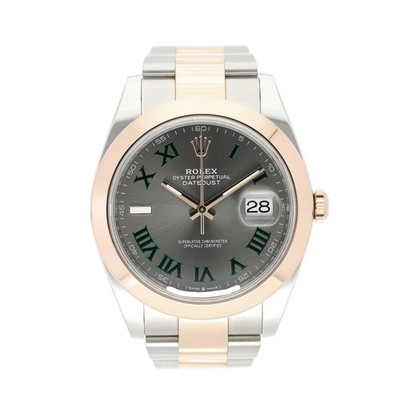 ROLEX DATEJUST 41 REF. 126301 WIMBLEDON STAHL/ROSEGOLD 2025 FULL SET