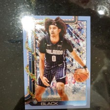 2025-26 Topps Holiday Anthony Black Light Blue Glitter #H70