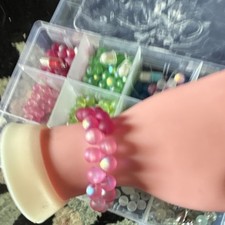 Handmade glass bead bracelet for kids