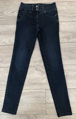 Next Lift Slim & Shape Skinny High Rise Regular Blue Jeans Size 6R W26 L29 VGC 