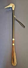 Rare Vintage 1980's Italian Silver-Plated Duck Head Shoehorn 27 Inches