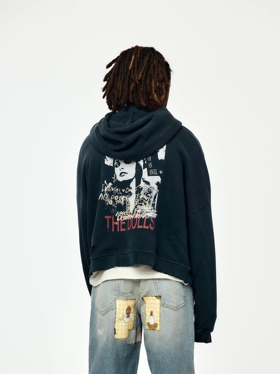 Paly Hollywood Valley of Dolls Hooded Sweatshirt Men's Black Paly Hollywood Valley of Dolls Hooded Sweatshirt Men's Black