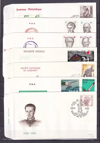 [LG78360] Belgium Nice Lot FDC First Day Cover UNG