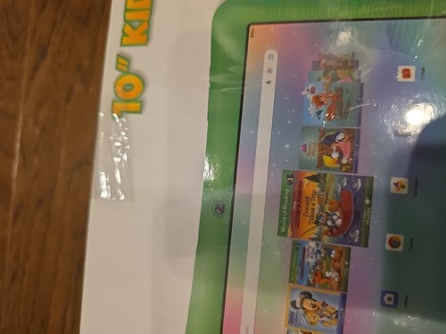 New & Sealed! Contixo K102 - 32GB Green 10 in. Kids Tablet + 80 Disney Ebooks - Picture 2 of 6