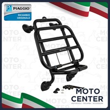 PORTAPACCHI ANTERIORE NERO OPACO ORIGINALE PIAGGIO VESPA GTS 250 300 SUPER - GTV