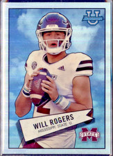 2022 Bowman Chrome University #52BF-10 Will Rogers 1st Refractor 1952 Retro RC