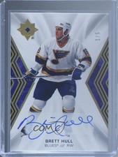 2022 Ultimate Collection 2021-22 Base Update Purple 1/5 Brett Hull Auto HOF 0c3