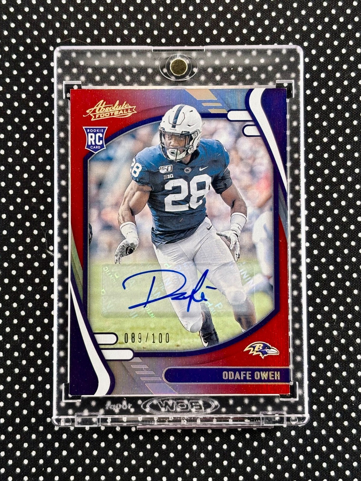 Odafe Oweh Panini Absolute #153 Signature-Red Spectrum