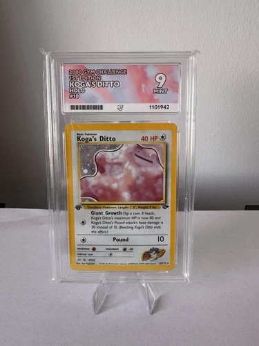 Koga's Ditto 10/132 ACE graded card