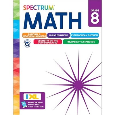 Spectrum Math Workbook, Grade 8 by Carson Dellosa Education and Elise Craver ...