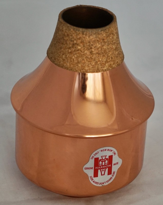 Harmon L Model Copper Trumpet Wow-Wow Mute. Good, working Condition.